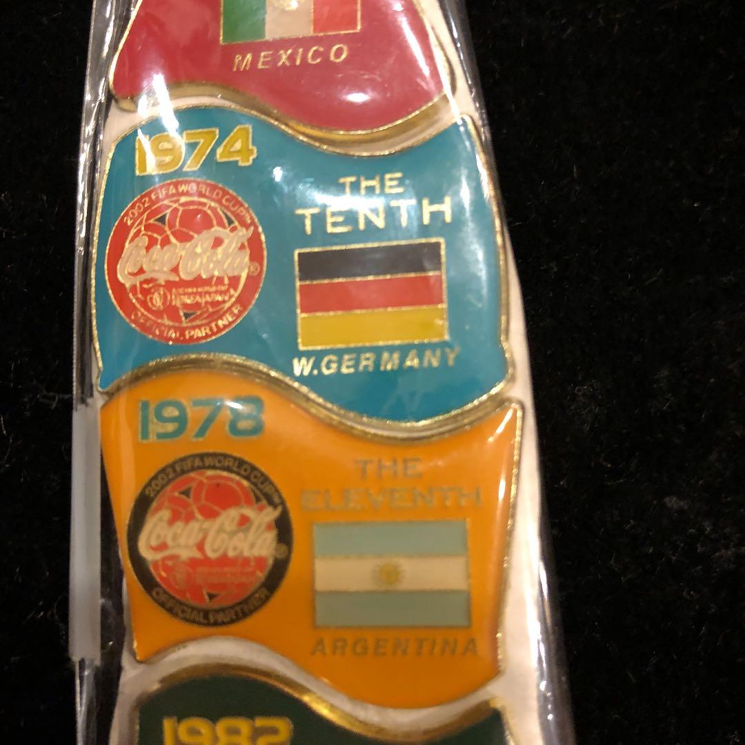1970年から1982年迄のワールドカップ大会ピンズ