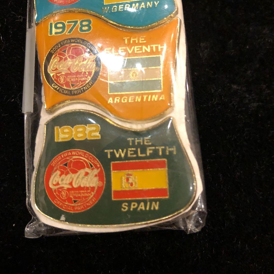 1970年から1982年迄のワールドカップ大会ピンズ