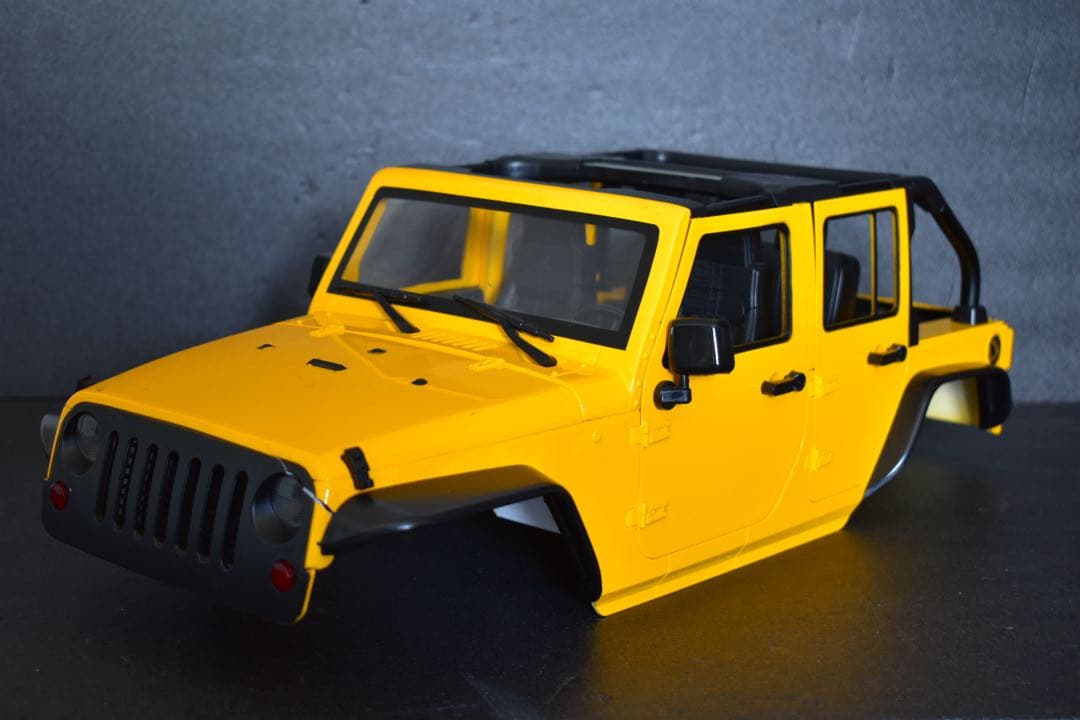 1/10 ジープ ラングラー ボディ プラスチック製 スケール クローラー