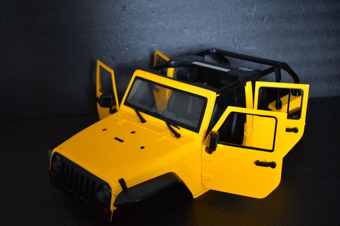 1/10 ジープ ラングラー ボディ プラスチック製 スケール クローラー