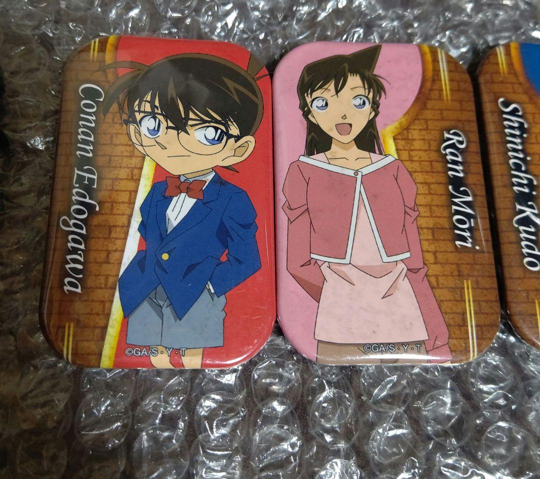 名探偵コナン ヴィレッジヴァンガード まるかく缶バッジ 江戸川コナン 毛利蘭 等