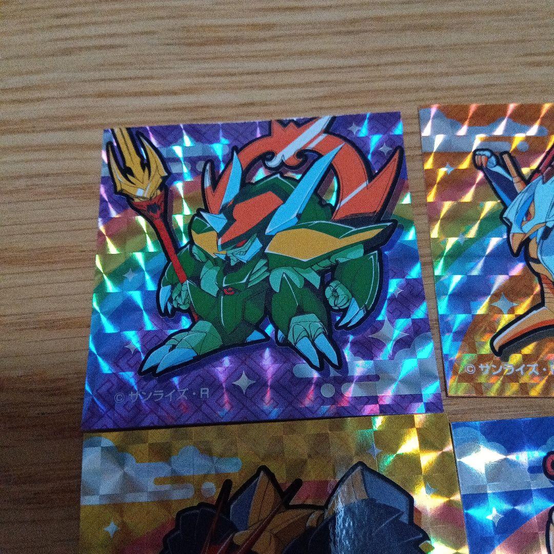 魔神英雄伝ワタル　トレーディングキラキラシール　ワタル展　6枚