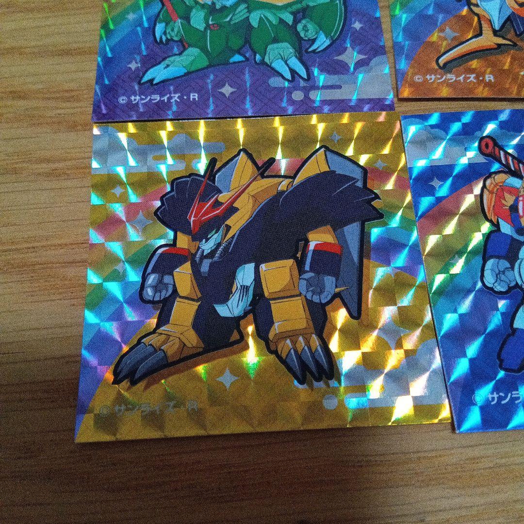 魔神英雄伝ワタル　トレーディングキラキラシール　ワタル展　6枚