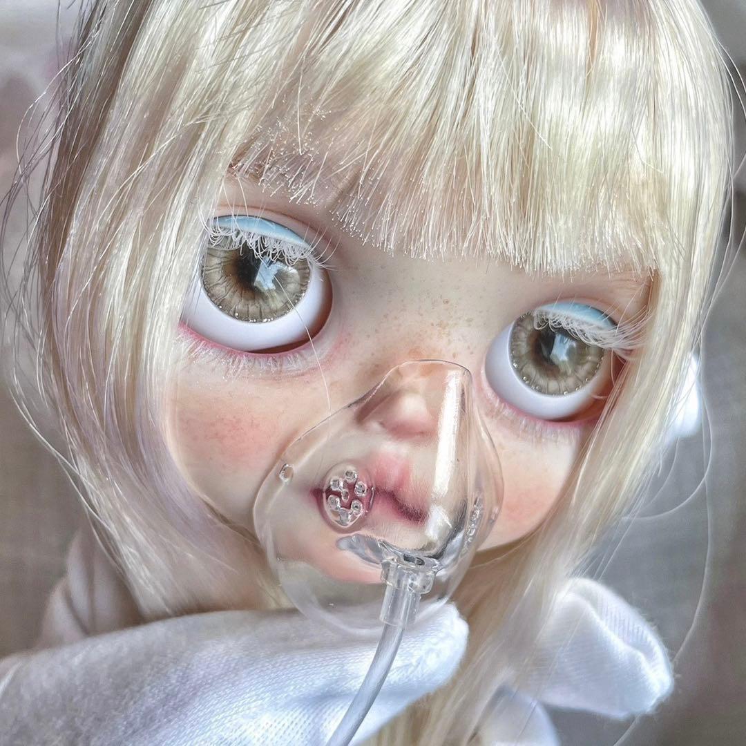 カスタムブライス 海外作家様 特別 ダーク 病みメイク 闇ガール かわいい