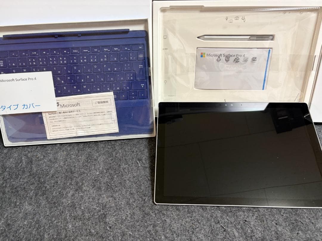 【バッテリー89%】Surface Pro 4 純正ペン・純正キーボード付