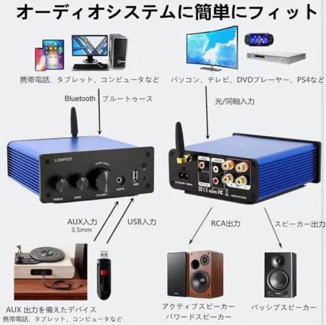 LONPOO LP-615 200W ミニアンプ