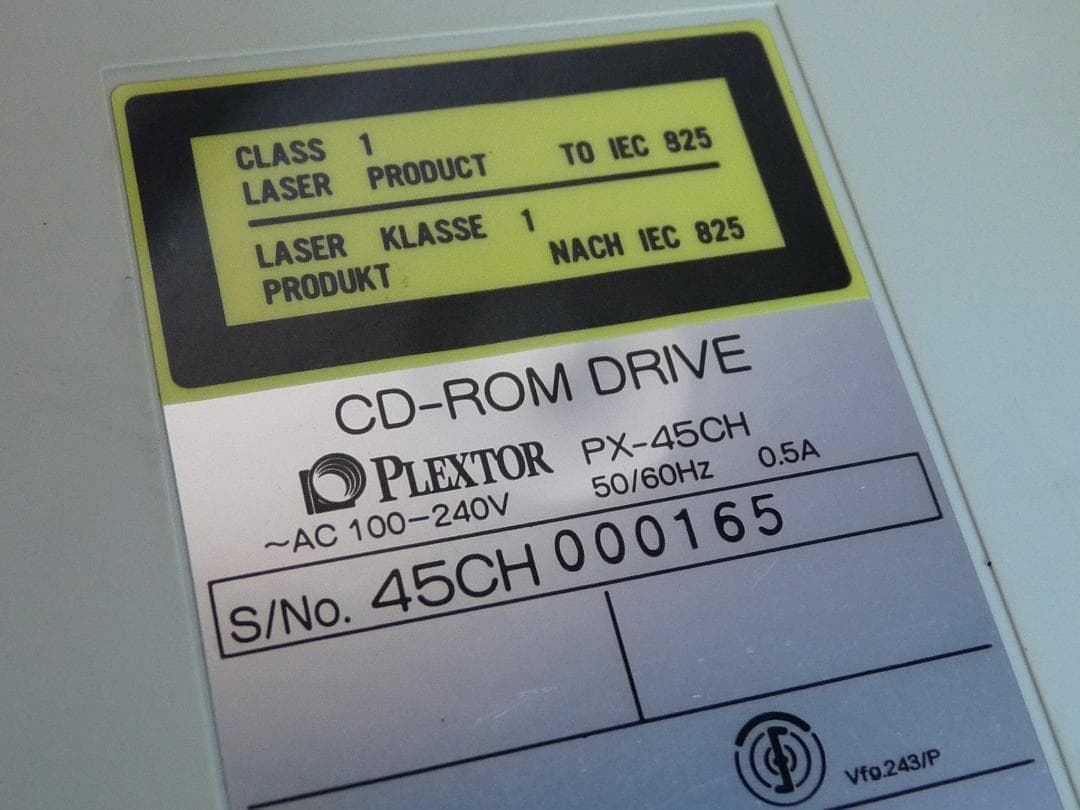 Plextor CD-ROMドライブ PX-45CH 現状品