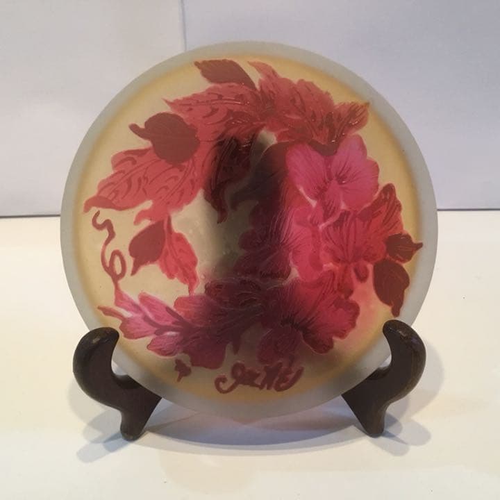 エミールガレ復刻版 新品 インテリア 飾り皿 食器 ハンドメイド ルーマニア製