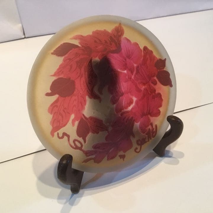 エミールガレ復刻版 新品 インテリア 飾り皿 食器 ハンドメイド ルーマニア製