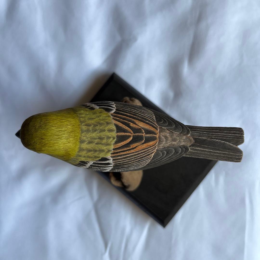 バードカービング　ノジコ