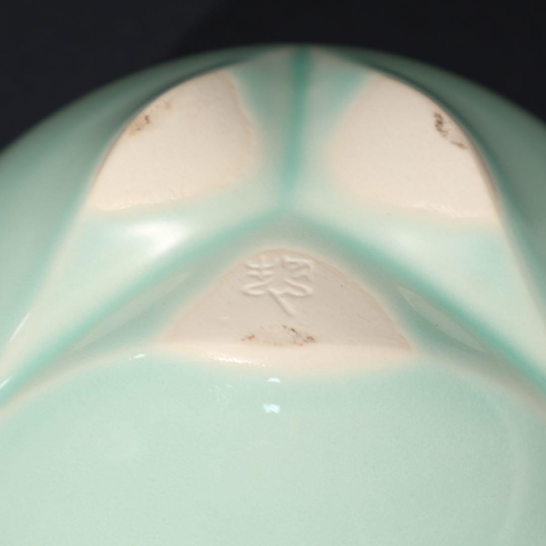 青磁香炉　三枝惣太郎　共箱　香道具　R1522ダN3