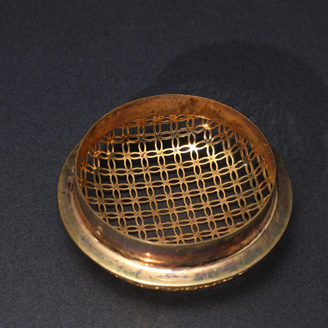 青磁香炉　三枝惣太郎　共箱　香道具　R1522ダN3