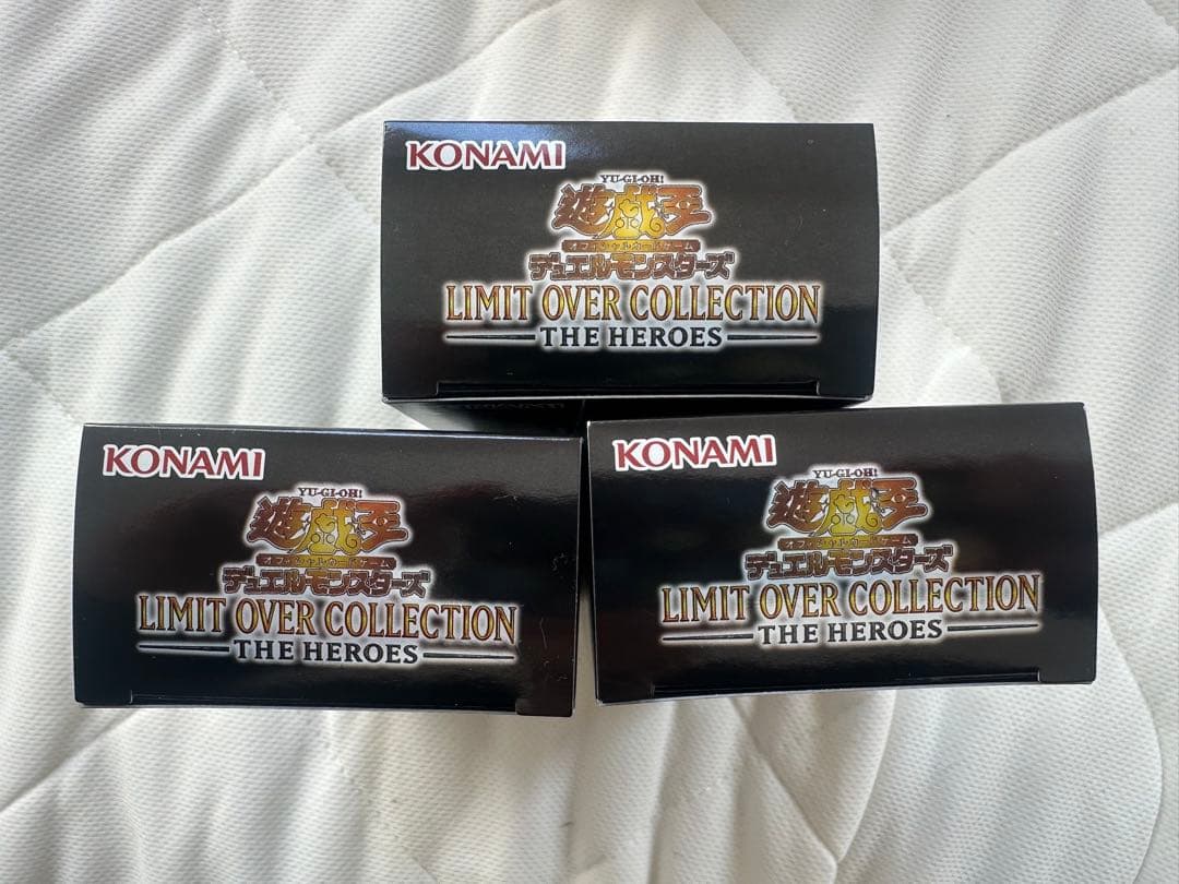 新品未開封　遊戯王OCG リミットオーバーHero 3BOX