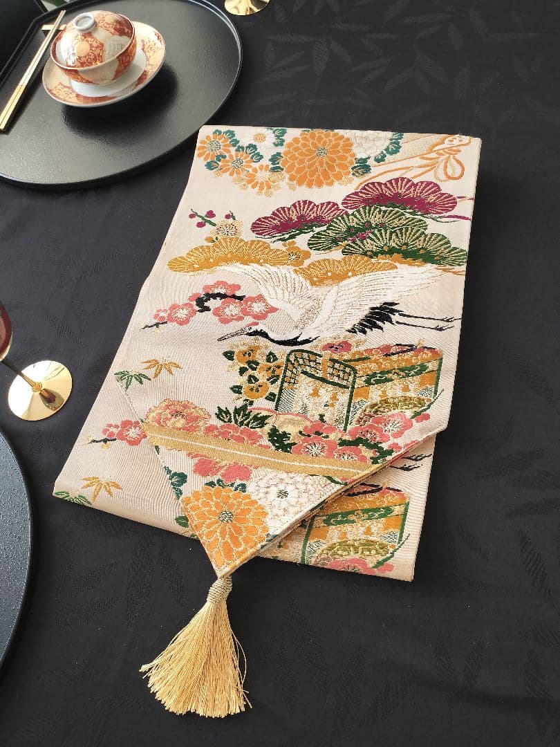 A975高級‼️花嫁衣装帯‼️1ｍ89cm