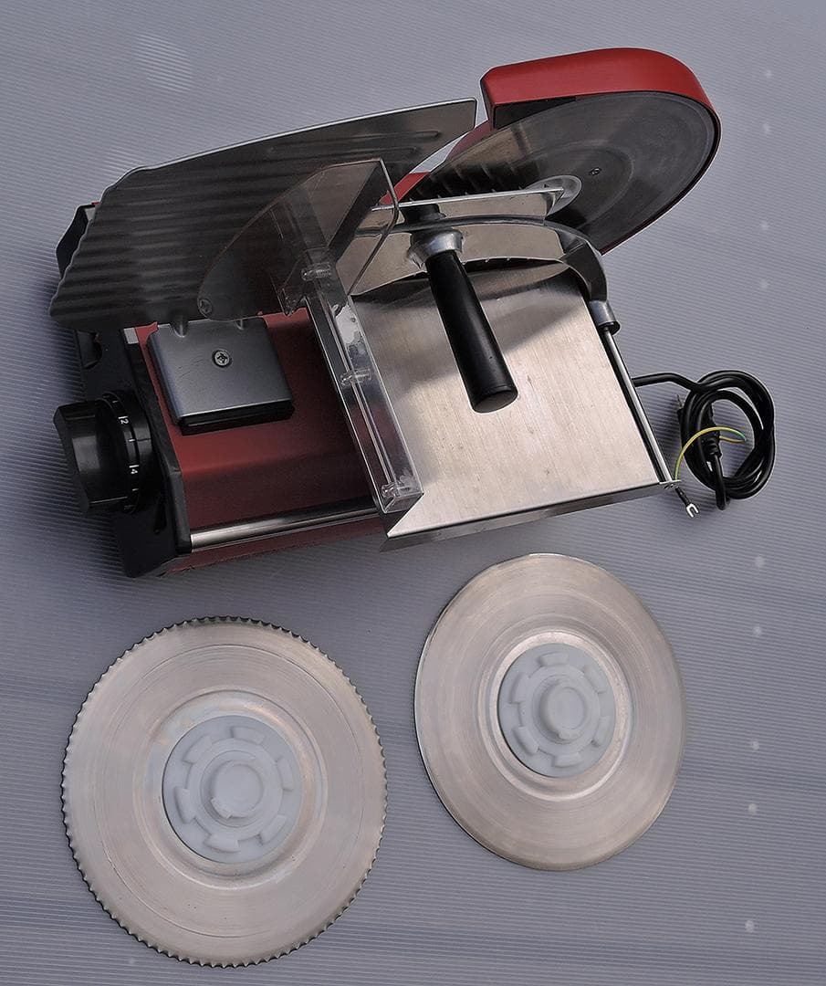 【5% off ❢】 ミナトワークス　HMS-220 家庭用フードスライサー　赤