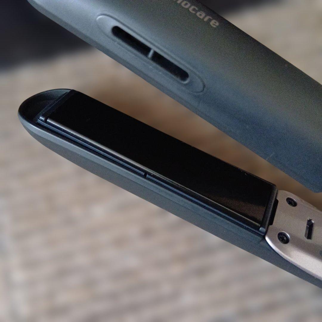 パナソニック ★ストレートアイロン ナノケア★ ブラック EH-HS9J