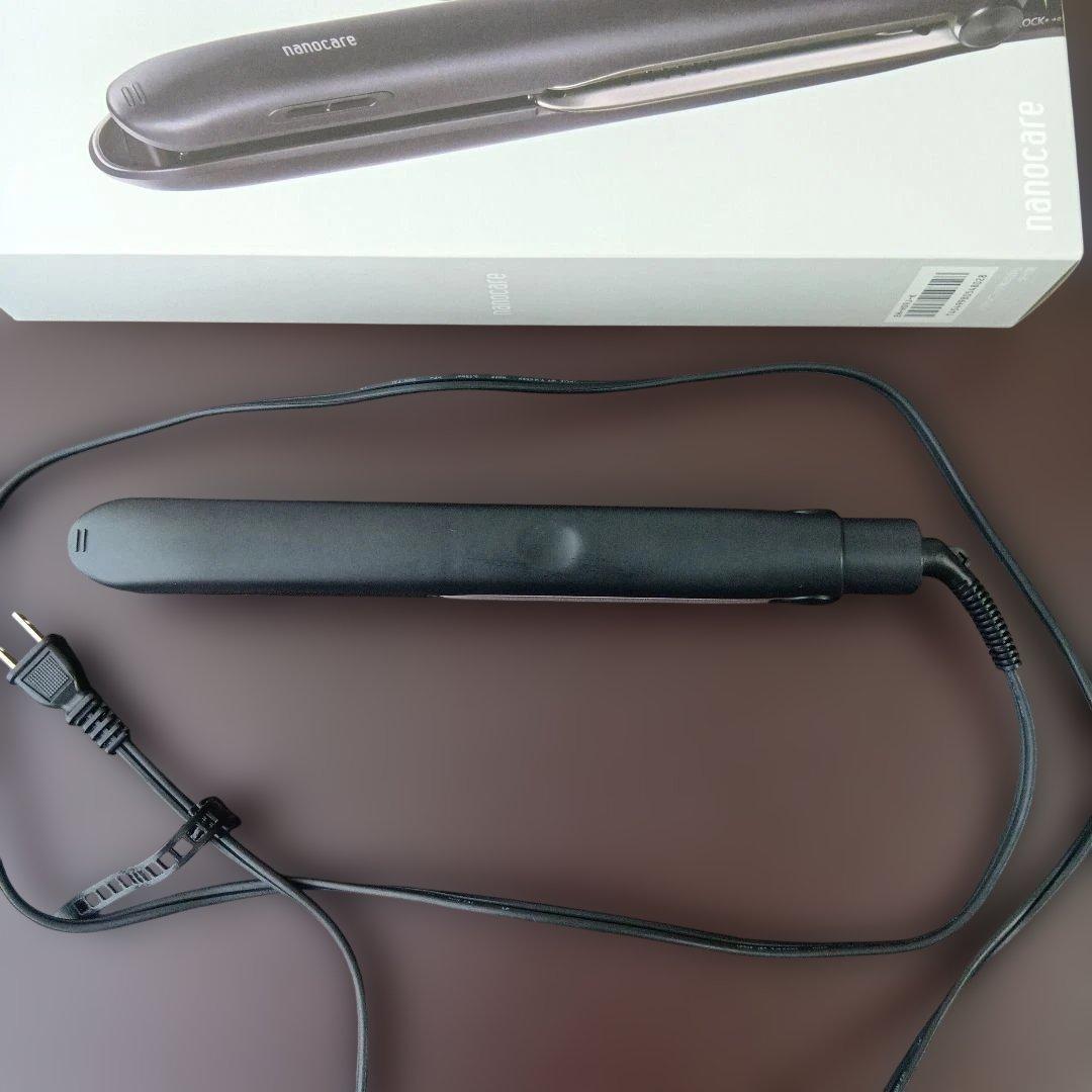 パナソニック ★ストレートアイロン ナノケア★ ブラック EH-HS9J