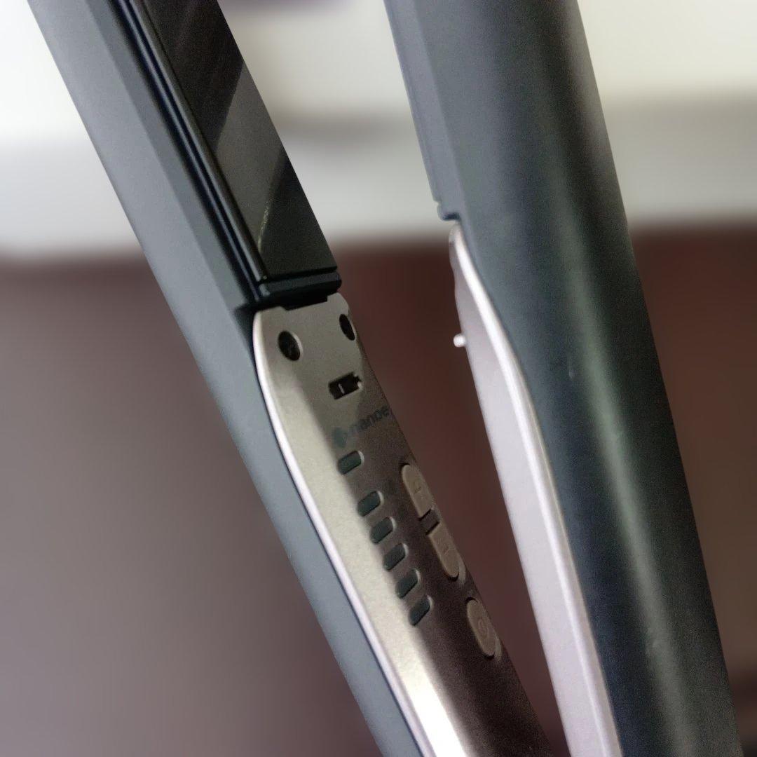 パナソニック ★ストレートアイロン ナノケア★ ブラック EH-HS9J