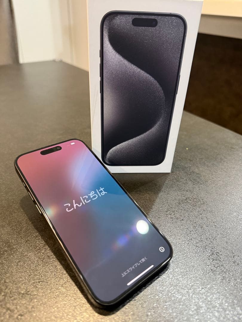 【極美品/訳アリ】iPhone 15pro 256G ブラック　ジャンク