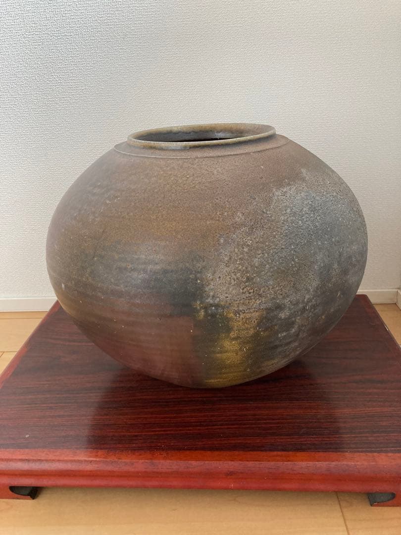 備前焼　壺　直径33センチ