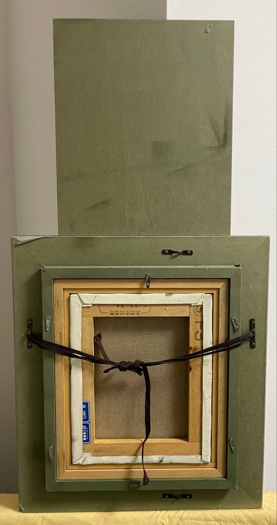 上田耕造 油彩 1998年作 F3 原画 真作保証 1点もの