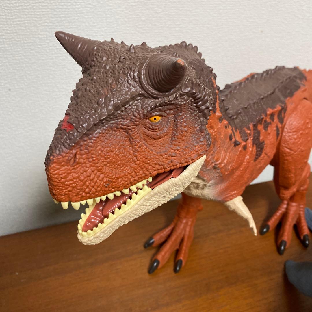 マテル　スーパービックサイズ　カルノタサウルス モササウル　恐竜　ジュラシック