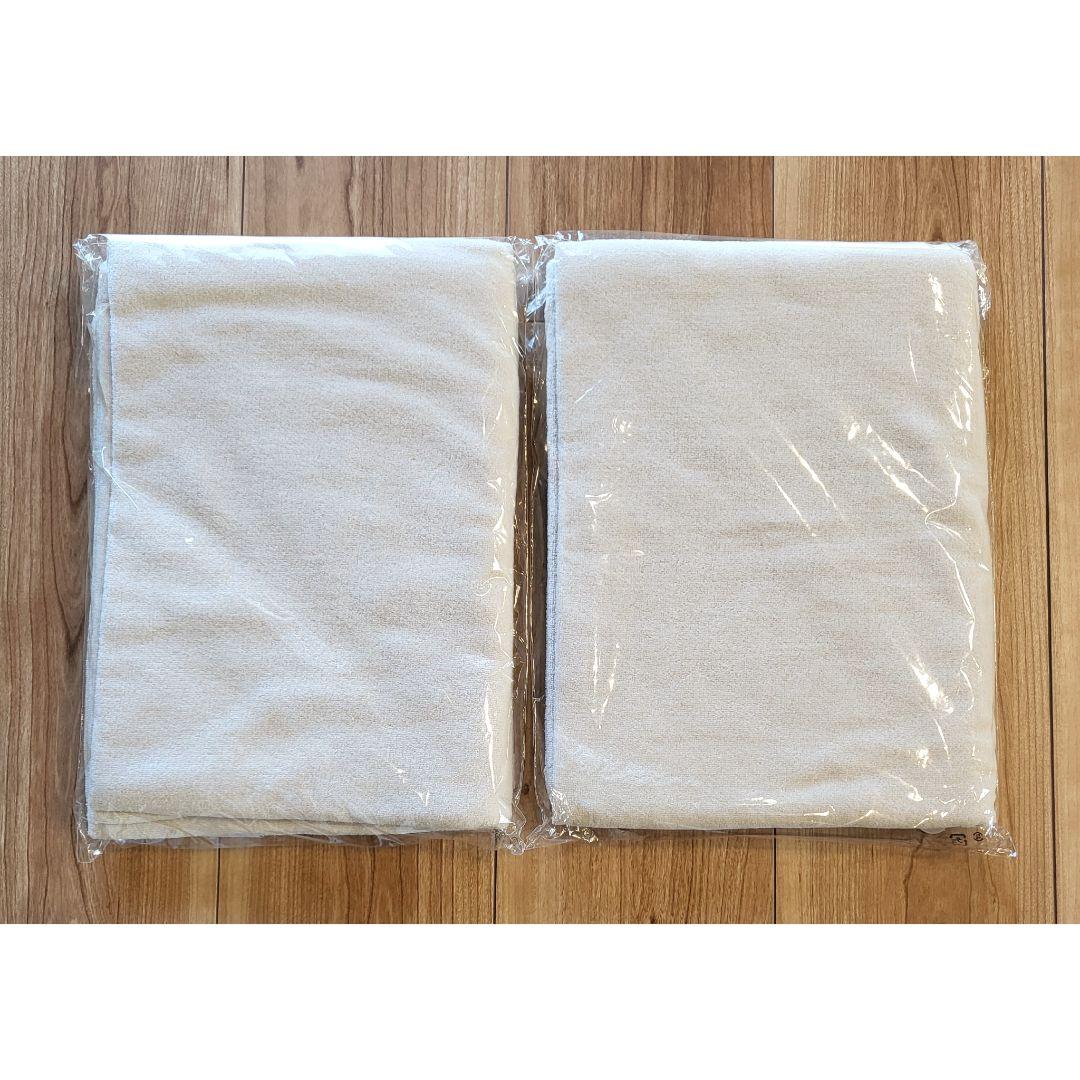 エアウィーヴ ピローケース ソフトタッチ ベージュ 無地 枕カバー タオル地