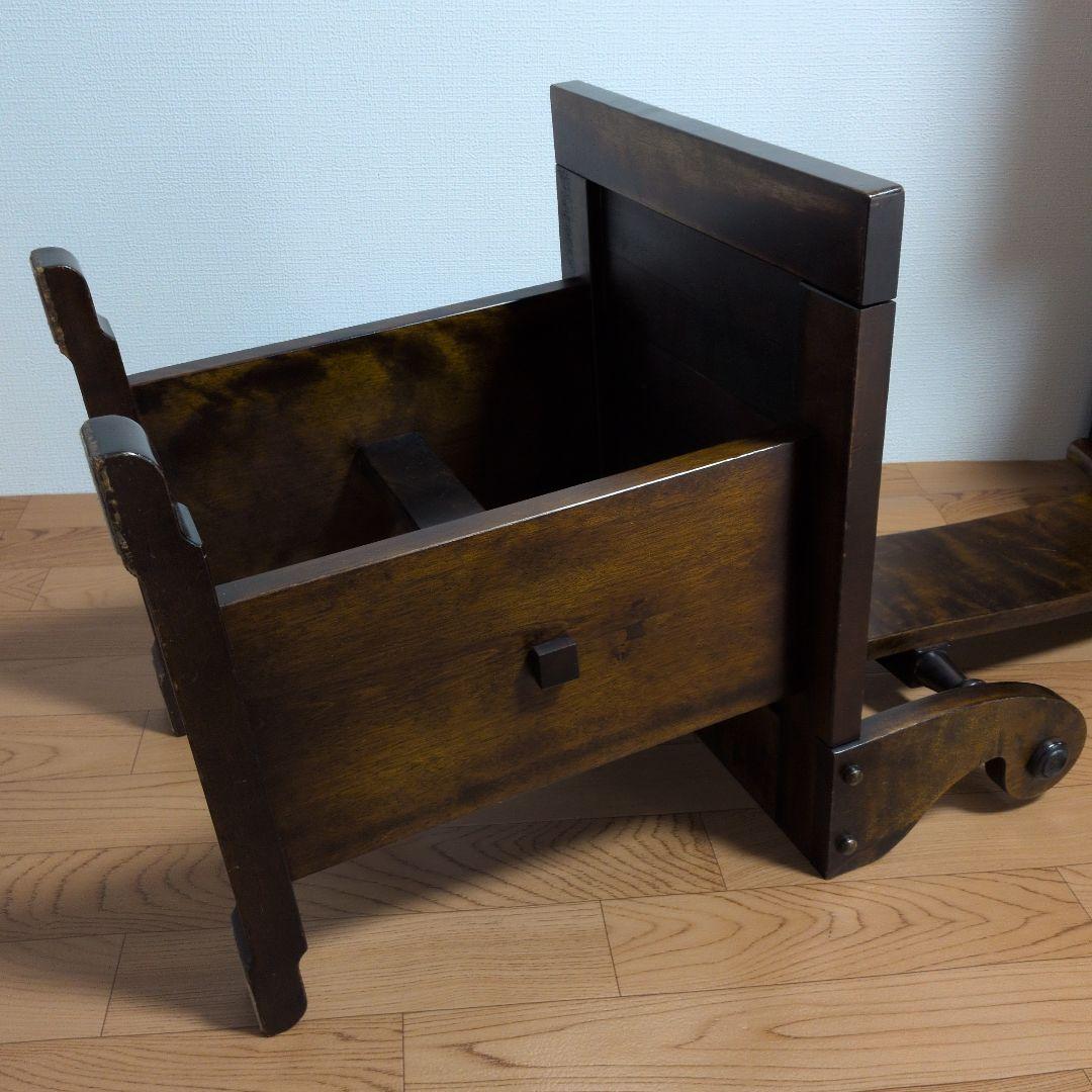 民芸家具　木製椅子 背もたれ付き