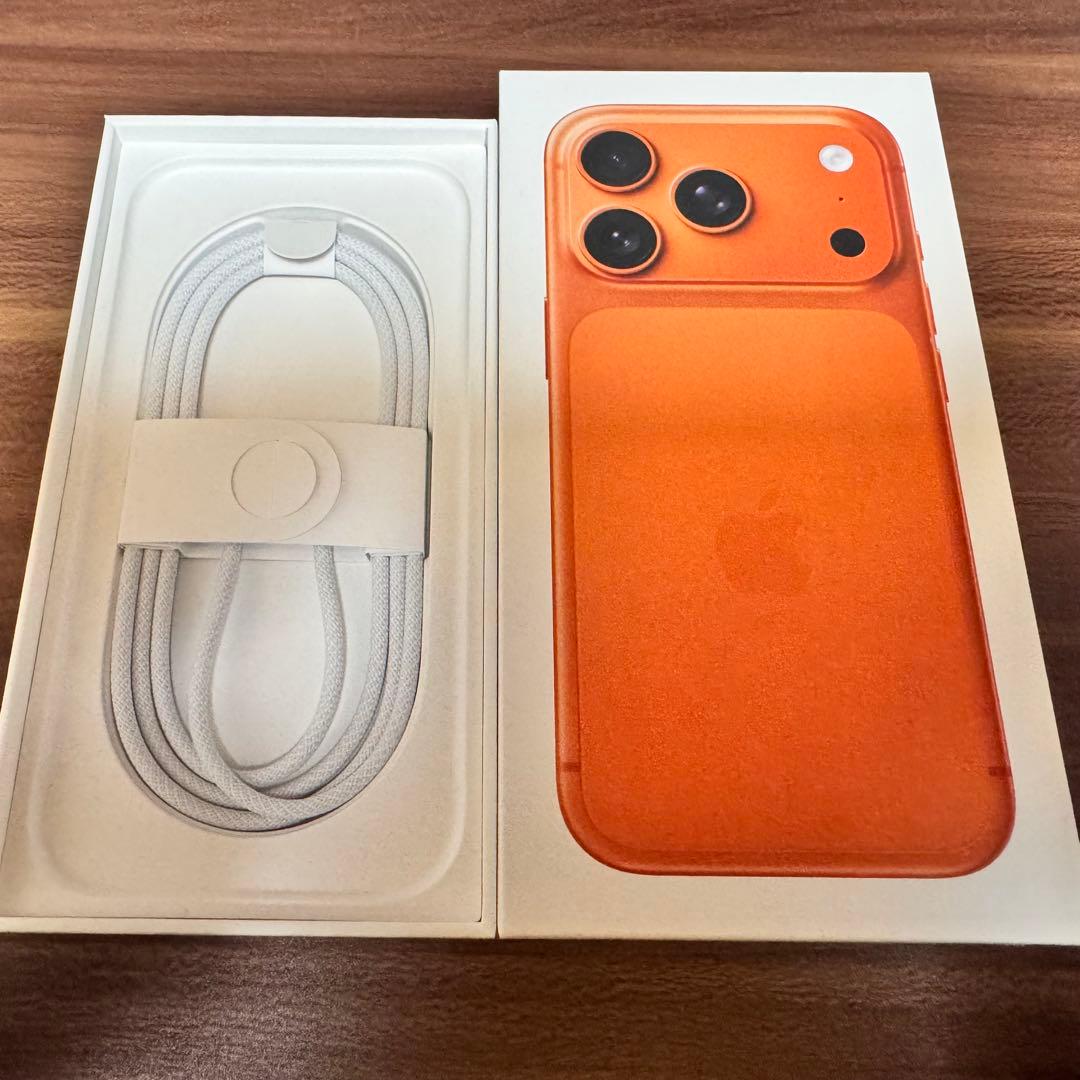 Apple iPhone17pro 512GB コズミックオレンジフィルムセット