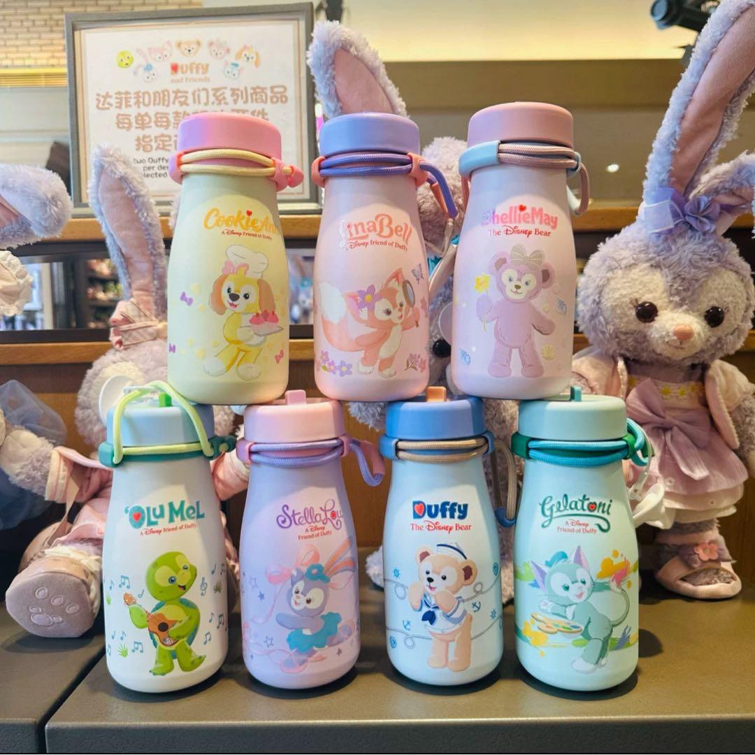 【最新☆正規品】ジェラトーニ　ストロー付水筒　650ml 上海ディズニー