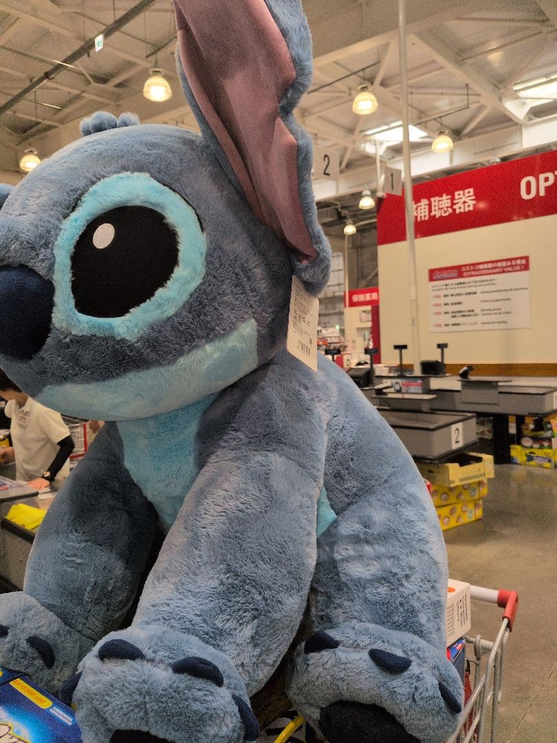 もう残りわずか大きいスティッチぬいぐるみ