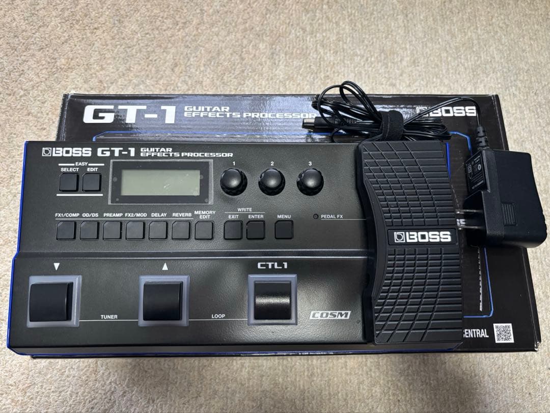 BOSS GT-1 ギターエフェクター ACアダプタ付