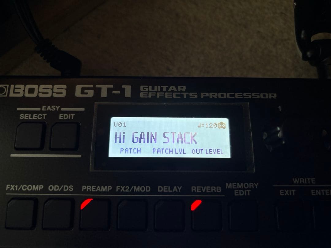BOSS GT-1 ギターエフェクター ACアダプタ付