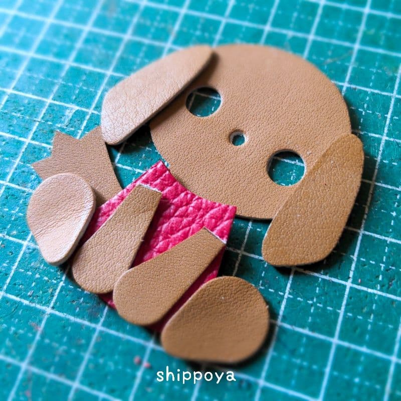 チョコ/セミオーダー/Ｌ字ファスナーミニ財布