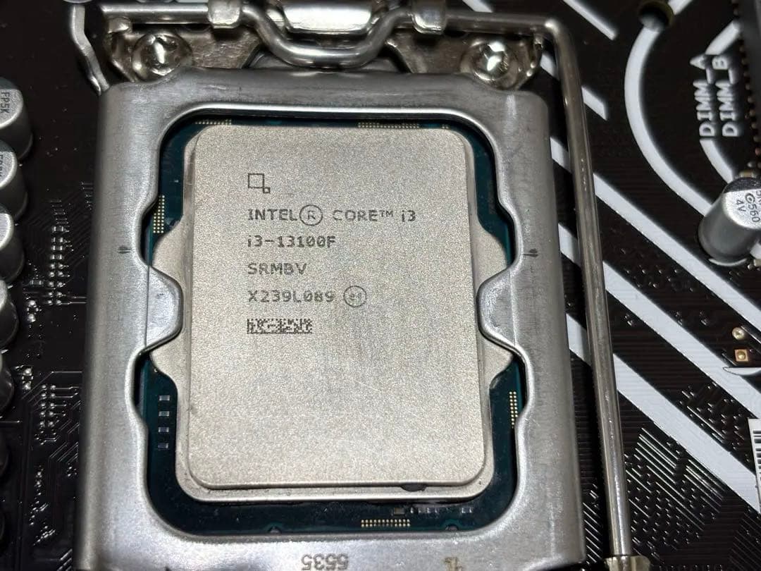 ASUS H610M-D4 R2.0 + i3-13100F ジャンク扱い