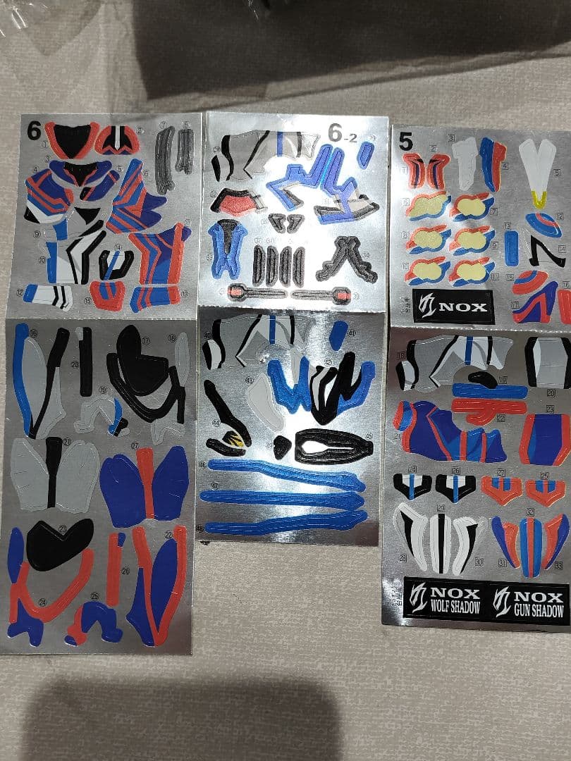 塗装完成品　仮面ライダーゼッツ　ノクス　ノクスナイト　リペイント　2点セット