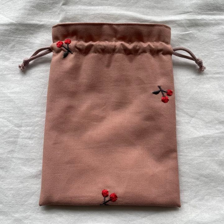 ハンドメイド♡さくらんぼ巾着