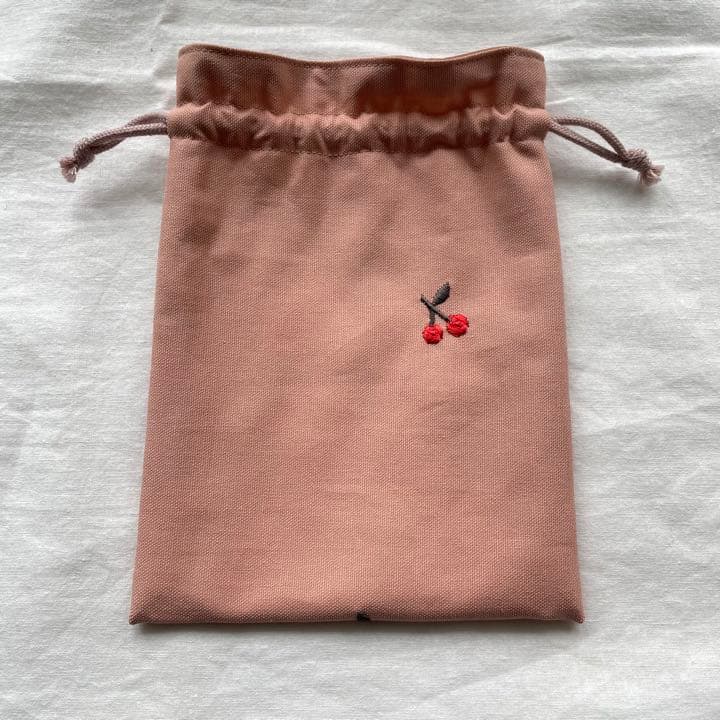 ハンドメイド♡さくらんぼ巾着