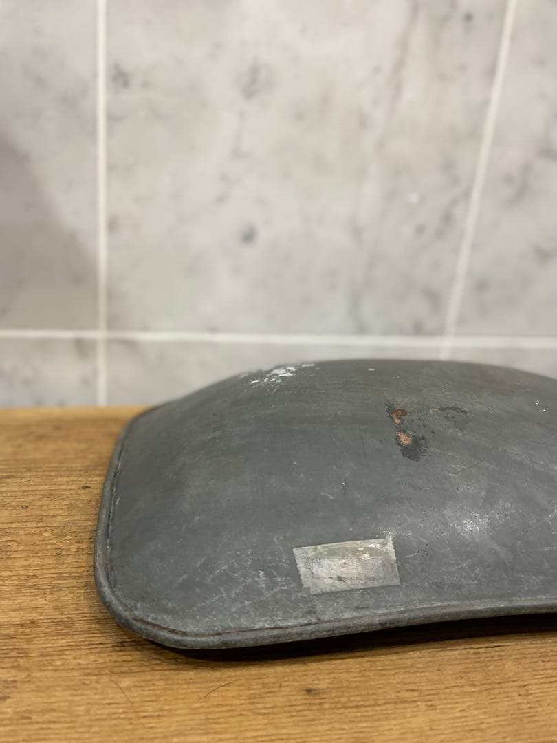 ビンテージ アルミコンポート皿　工業系　インダストリアル