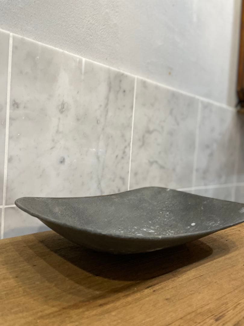 ビンテージ アルミコンポート皿　工業系　インダストリアル