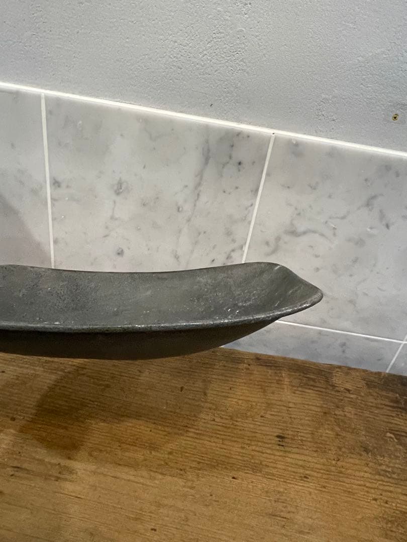 ビンテージ アルミコンポート皿　工業系　インダストリアル