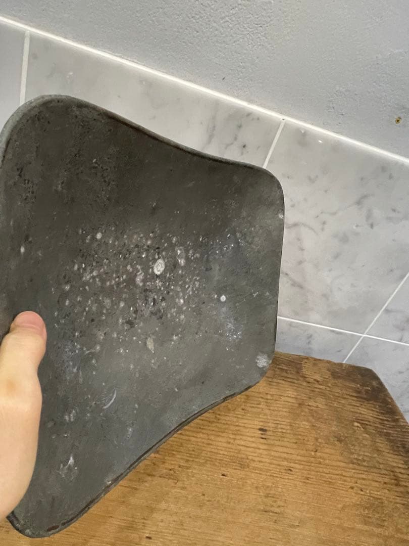 ビンテージ アルミコンポート皿　工業系　インダストリアル