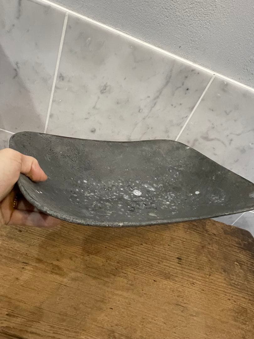 ビンテージ アルミコンポート皿　工業系　インダストリアル