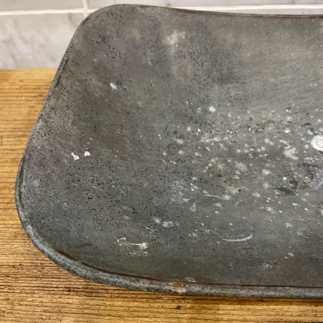ビンテージ アルミコンポート皿　工業系　インダストリアル