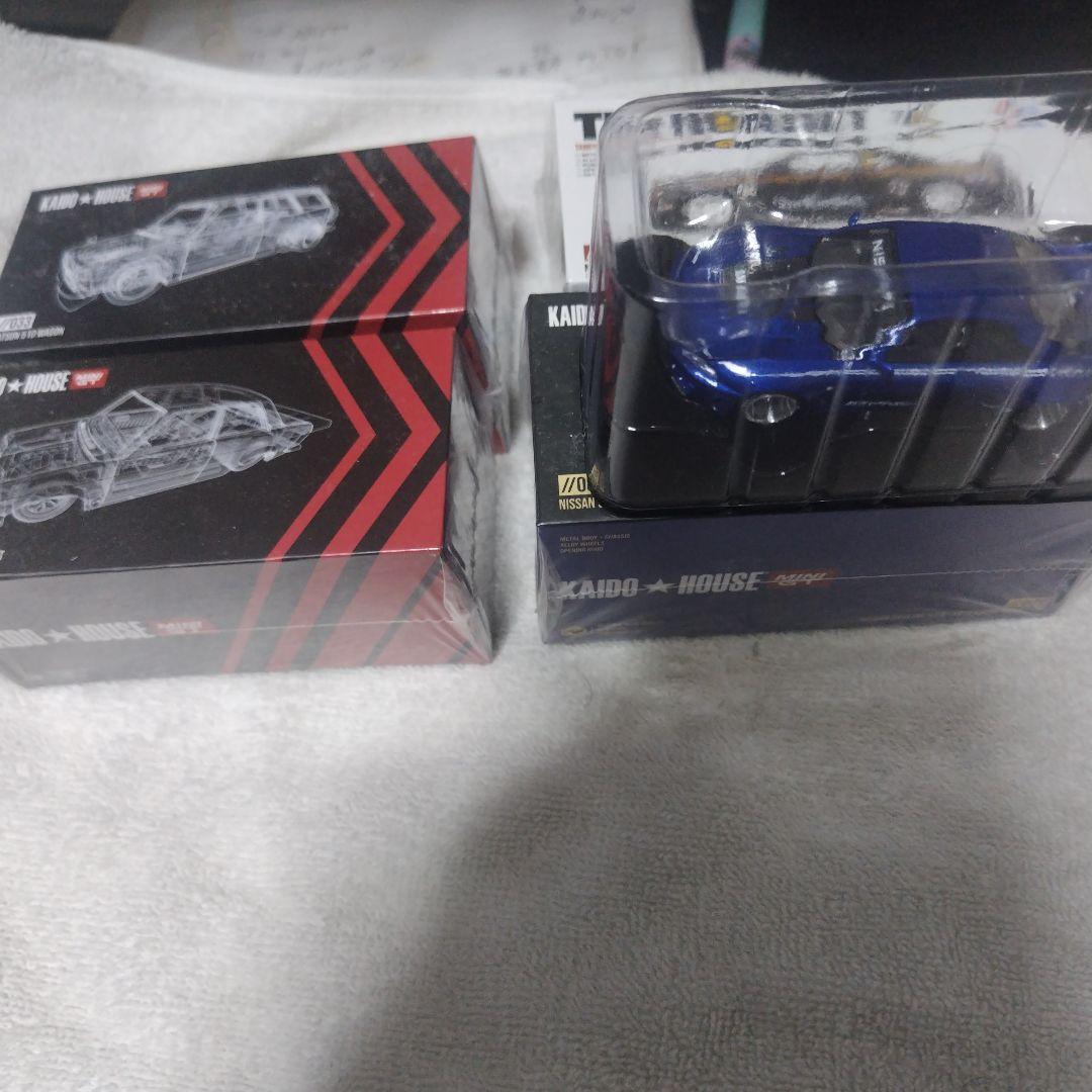 KAIDO HOUSE ミニカー４点セット　内３台未開封　新品にて購入