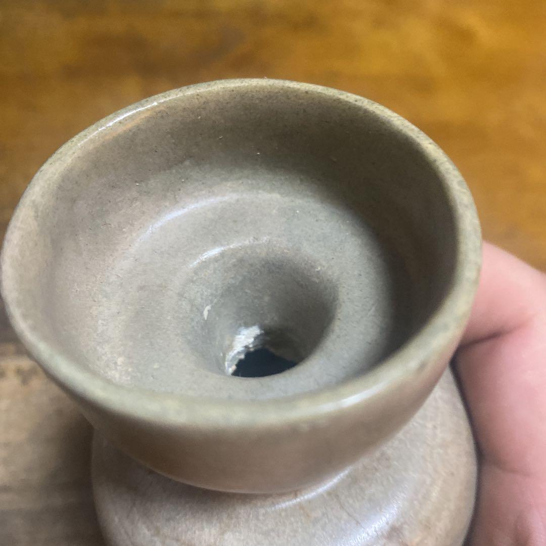 青磁花生