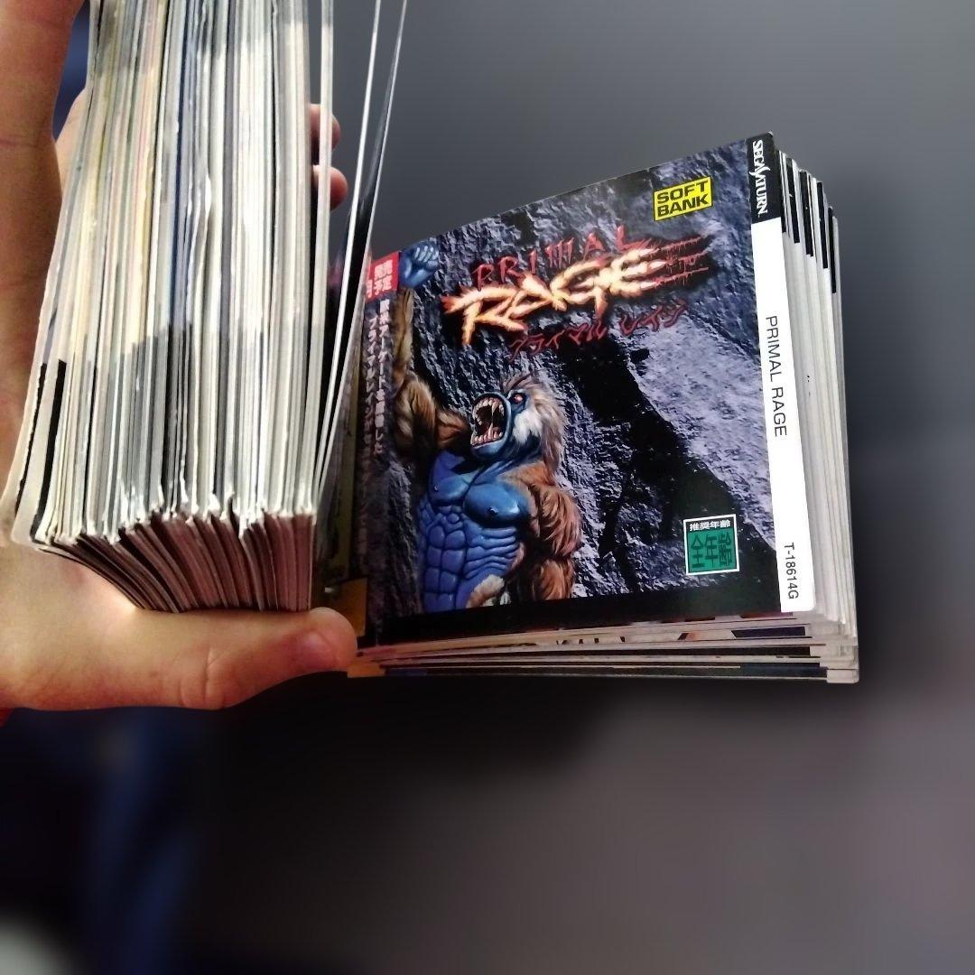 (当時物) セガサターン ダミーパッケージ集(１80枚前後)