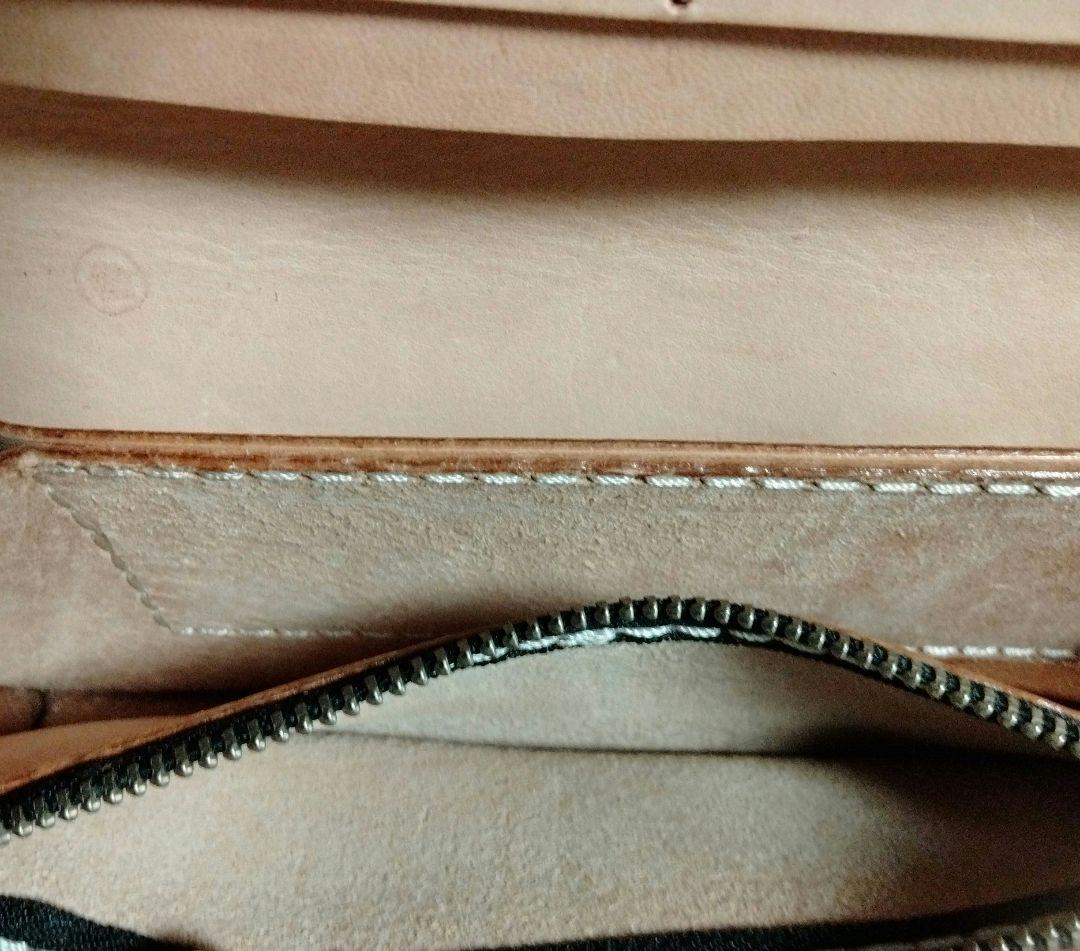 ✦希少✦カービング　長財布　ターコイズストーン　レザー　バイカーズ