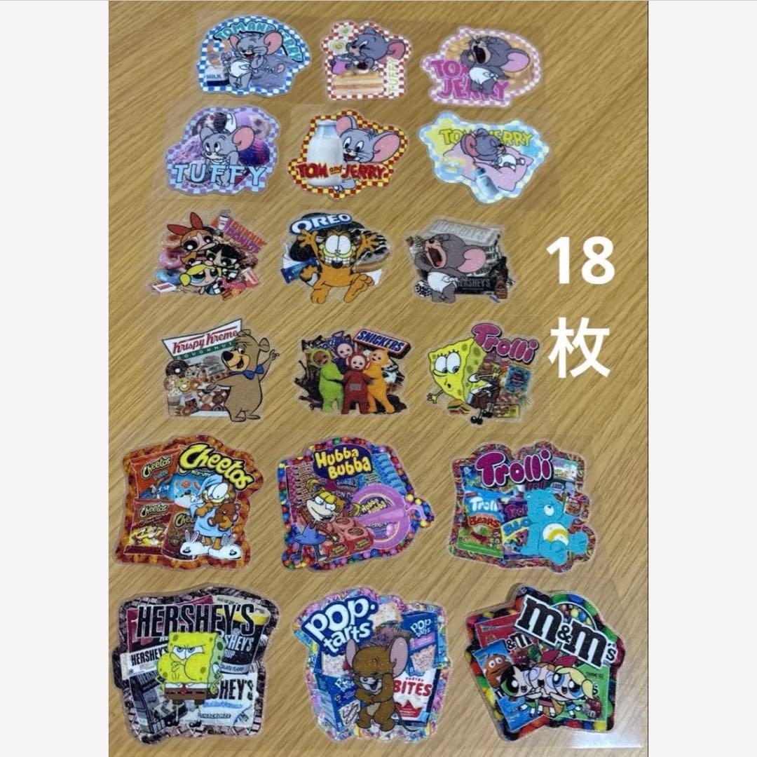 アメキャラ　ロールシール　切り売り300枚　詰め合わせパック　平袋&ジップ付き