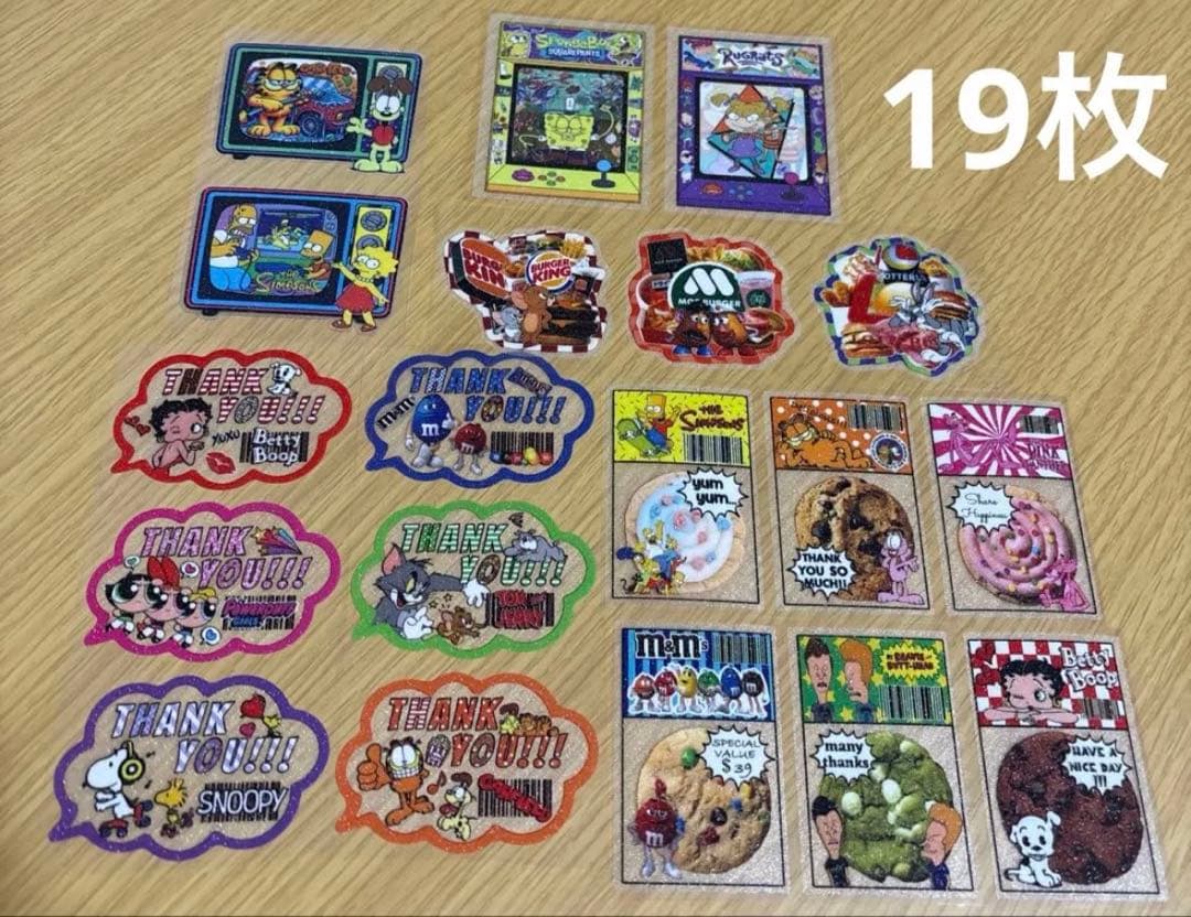 アメキャラ　ロールシール　切り売り300枚　詰め合わせパック　平袋&ジップ付き